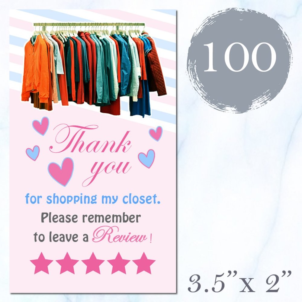 100 Thank You Cards